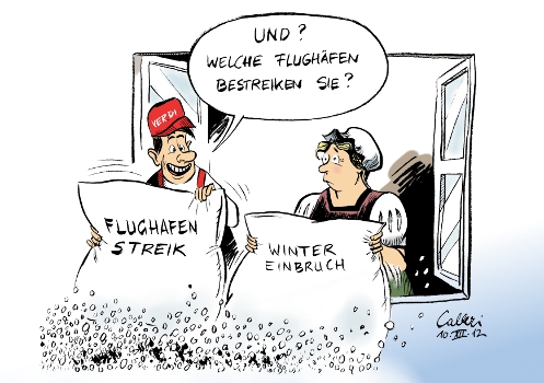 Flughafen Streik  Paolo Calleri