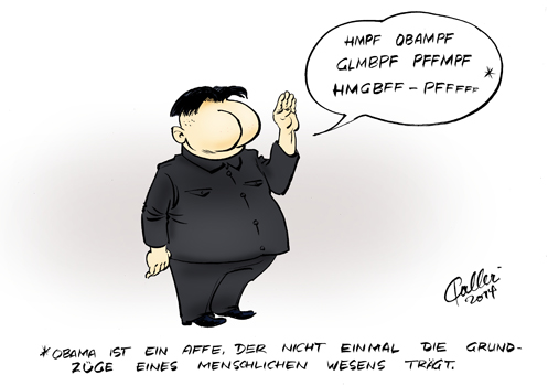 Kim Jong Ungehobelt  Paolo Calleri