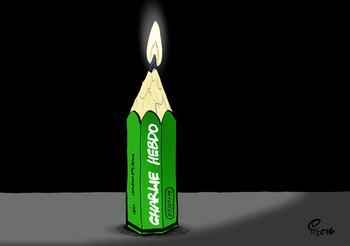 in memoriam Charlie Hebdo  Paolo Calleri