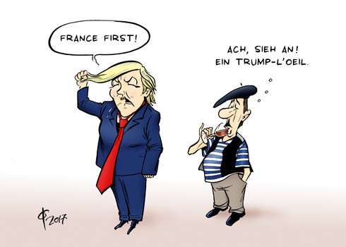 Marine Le Trump  Paolo Calleri