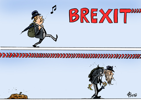 Brexit-Marsch  Paolo Calleri