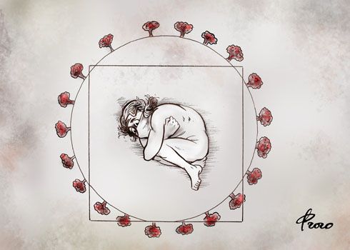 Covidruvianischer Mensch � Paolo Calleri