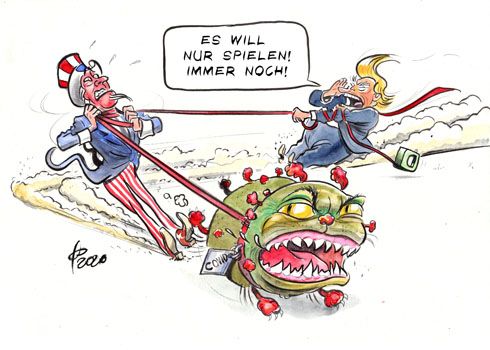 Herunterspieler Trump � Paolo Calleri