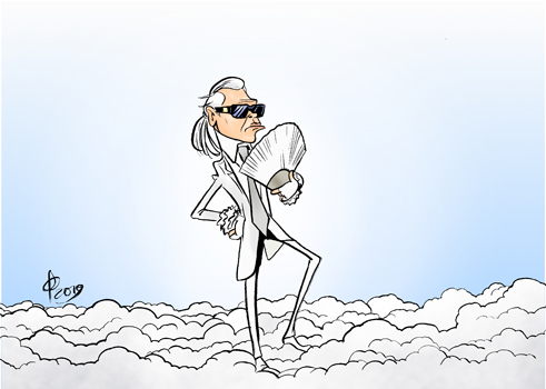 Karl Lagerfeld 1933 - 2019  Paolo Calleri