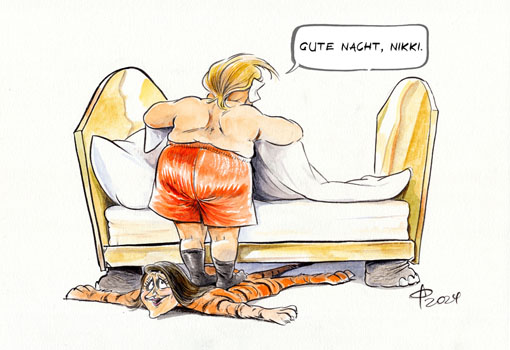 "Gute Nacht, Mr President."  Paolo Calleri