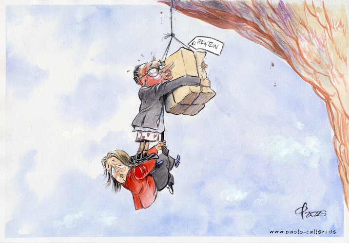 Am seidenen Koalitionsfaden � Paolo Calleri